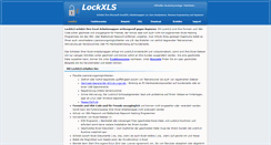 Desktop Screenshot of lockxls.de